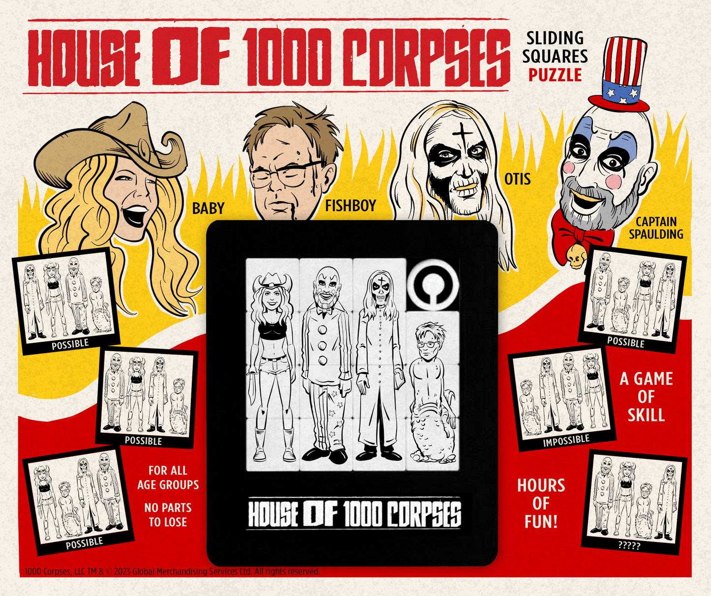 House Of 1000 Corpses Slide Puzzle