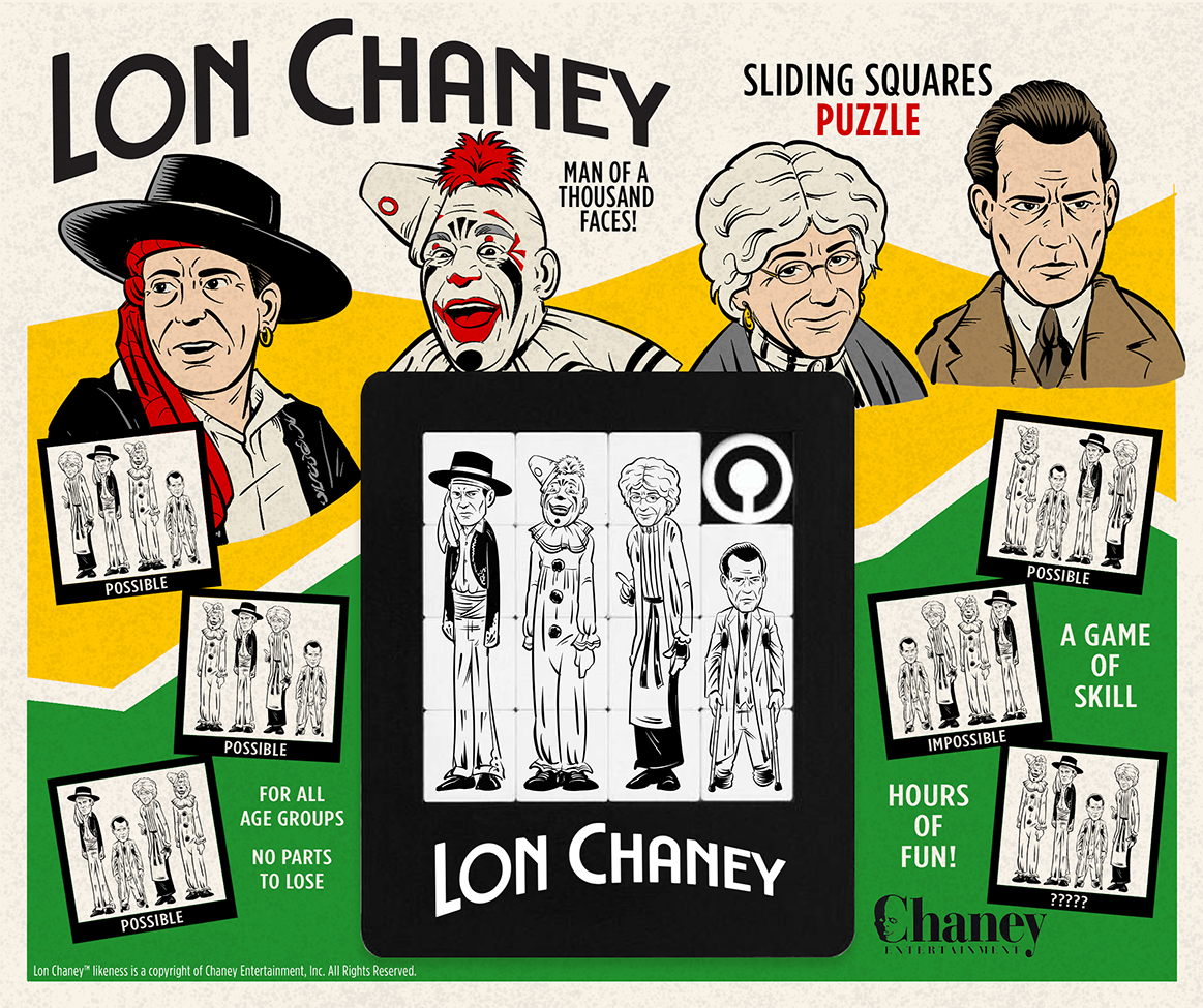 Lon Chaney Slide Puzzle (Dramatic Roles)