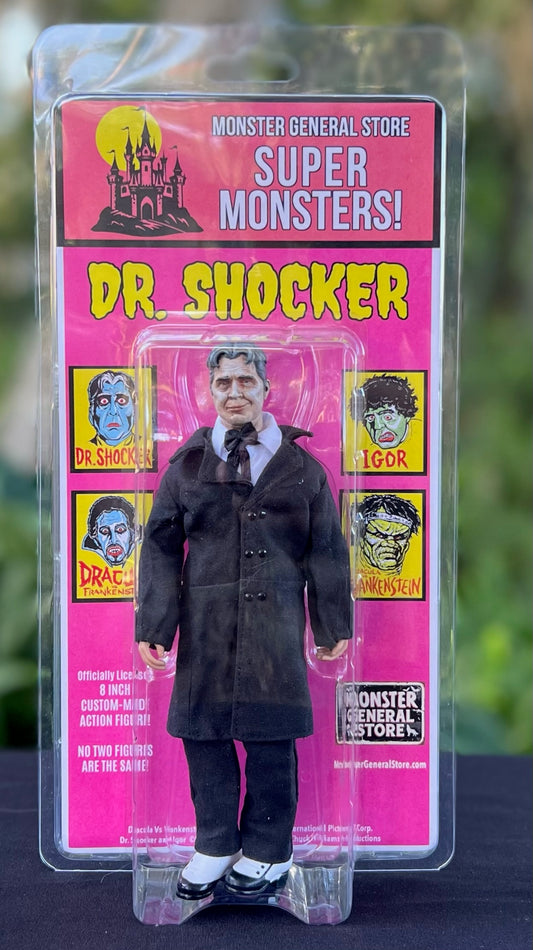 Dr. Shocker 8’ Handmade Action Figure On Blister Card